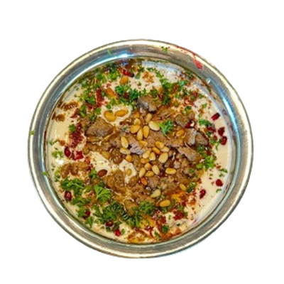 Fattet Hummus with Beef